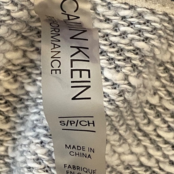 Calvin Klein performance cotton cowl neck shirt. Sz S - Picture 12 of 16